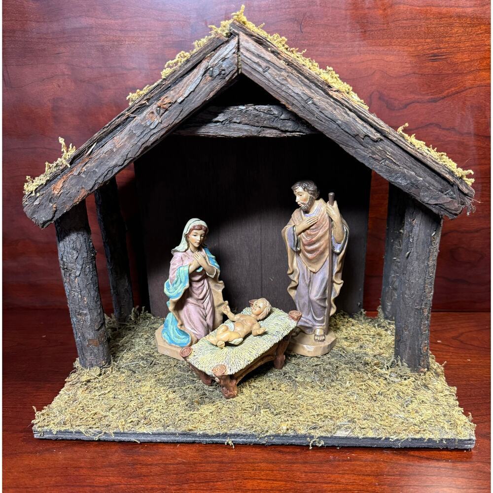 Nativity Set Heirloom Collection DiGiovanni Autom Complete Box 3 figure Polymer